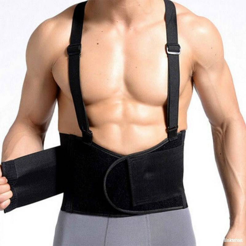 Back brace mesh Breathable adjustable waist support belt